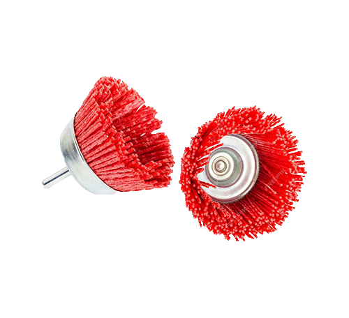 CEPILLO - BROCHA COPA  NYLON  ( NEROX )  50mm  ( Vástago 6mm )