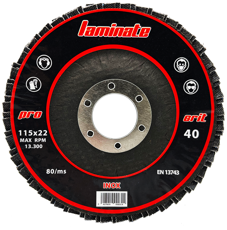 DISCO DE LAMINAS  (  LAMINATE  )   ZIRCONIO -  INOX  115x22,2