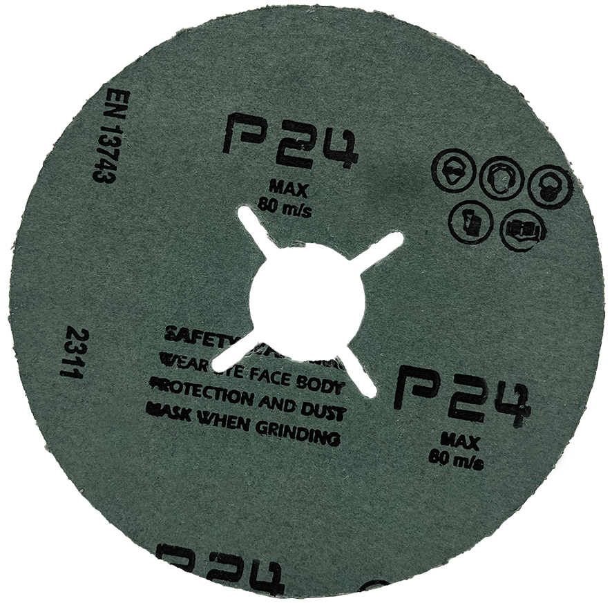 DISCO DE FIBRA  ( NEROX )  KF807  CORINDON  -  115x22,2