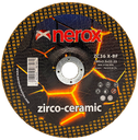 DISCO DE CORTE  ( NEROX )  ZC36 X-BF    ZIRCO-CERAMIC   180x2.5x22,2   ( Cóncavo ) ( caja 20 uds )