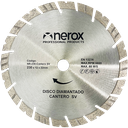 DISCO DIAMANTE  TURBO CANTERO-SV ( NEROX ) 230x3.2   Segmento 12 ( Granito - Piedra - hormigón armado )