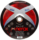 DISCO PARA DESBASTE  ( NEROX )  A24 P-BF  INOX / METAL.  230x6.5x22,2   ( Disco blando ) ( caja 25 uds )