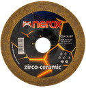 DISCO PARA DESBASTE ( NEROX )  ZC24 Q-BF    ZIRCO-CERAMIC   125x4.0x22,2 ( caja 25 uds )