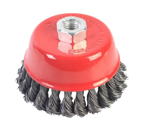 CEPILLO ALAMBRE - COPA TRENZADO  ACERO    ( NEROX )  ( M14 )