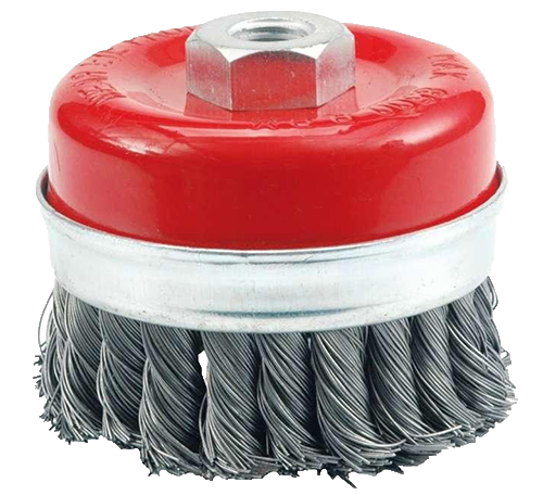 CEPILLO ALAMBRE - COPA TRENZADO-INDUSTRIAL  ACERO  ( NEROX )  ( M14 )
