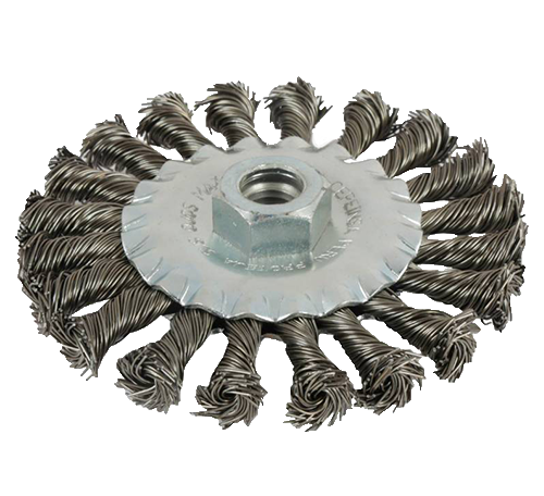 CEPILLO ALAMBRE - RUEDA ACERO TRENZADO   ( NEROX )  ( M14 )