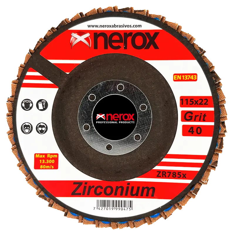 DISCO DE LAMINAS  ( NEROX )  ZR785x  ZIRCONIO  -  115x22 ( caja 10 uds )
