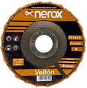 DISCO LÁMINAS VELLÓN ( NEROX ) Coarse - Medium - Fine -   (  115mm  )