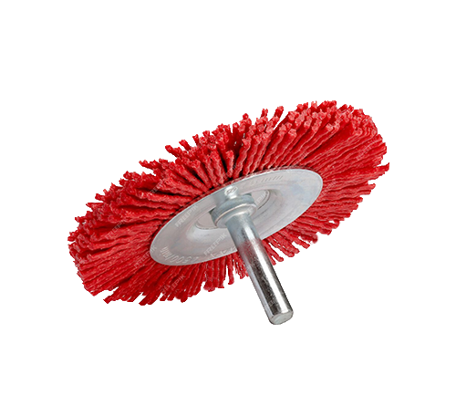 CEPILLO - CIRCULAR NYLON  ( NEROX )              ( Vástago 6mm )