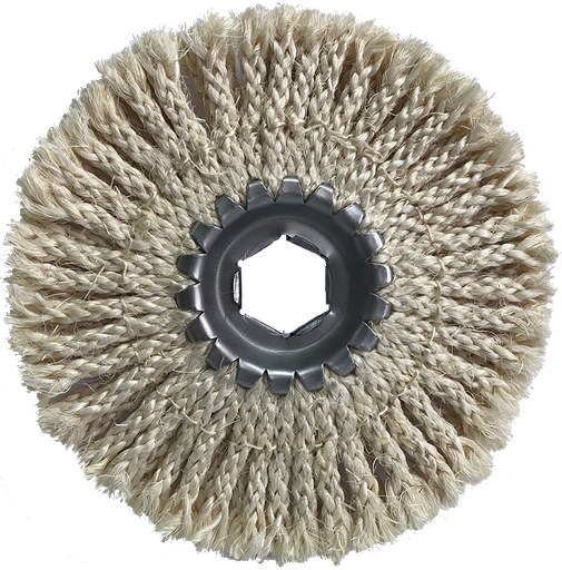 [NR-CEP-SIS-150X24/6] CEPILLO SISAL SICO-CM  ( NEROX )  150x24/6 D8C