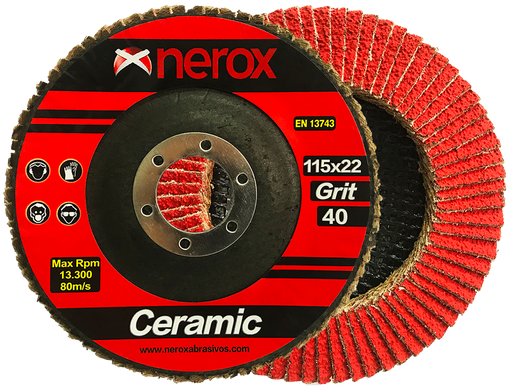 DISCO DE LAMINAS  ( NEROX )  CERAMIC  XR770x     115x22 ( caja 10 uds )