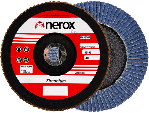 DISCO DE LAMINAS  ( NEROX )  ZR755x  ZIRCONIO  -  180x22 ( caja 10 uds )