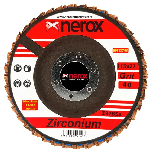 DISCO DE LAMINAS  ( NEROX )  ZR785x  ZIRCONIO  -  115x22 ( caja 10 uds )