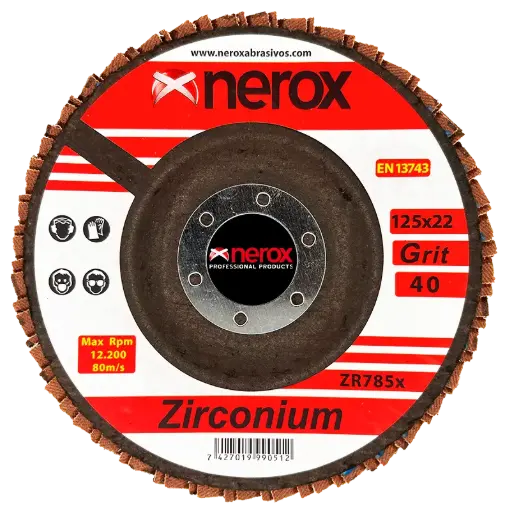 DISCO DE LAMINAS  ( NEROX )  ZR785x  ZIRCONIO  -  125x22 ( caja 10 uds )
