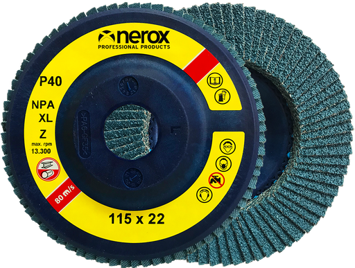 DISCO DE LAMINAS ( NEROX )   ZR-NYLON   ZIRCONIO - 115x22 ( caja 10 uds )