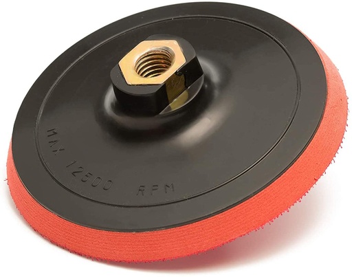[NR-PL-VEL-125X-10MM] PLATO VELCRO ( NEROX )  ESPUMA 10mm ( 125mm )